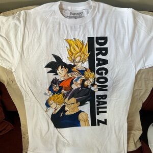 Dragon Ball Z White Graphic T-Shirt